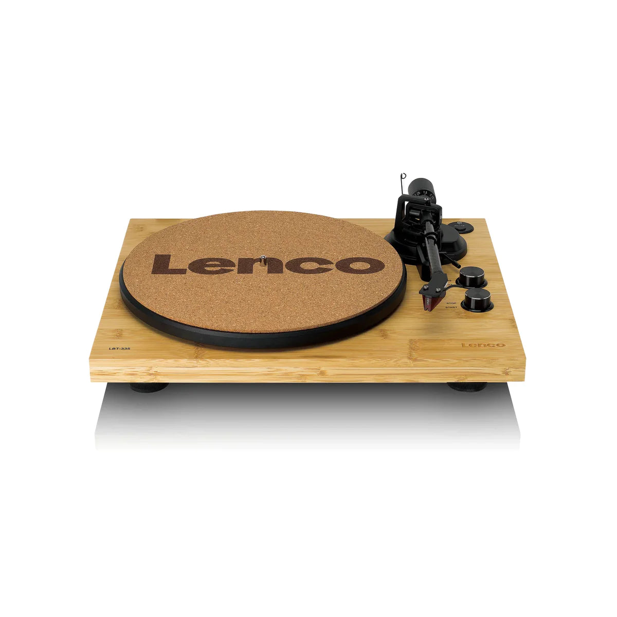 Lenco LBT-335BA Bamboo Turntable with Bluetooth Transmission