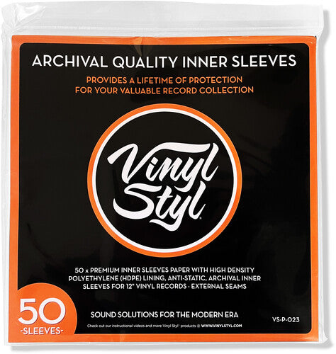 Vinyl Styl  Archival Quality Paper HDPE Lined Inner Sleeves