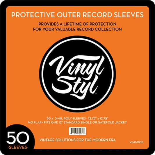 Vinyl Styl Protective Outer Record Sleeves 12"