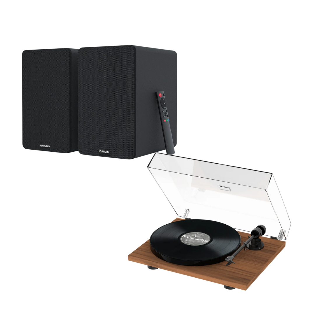 Pro-Ject E1 Turntable & Silcron SLR05 Speakers Package Deal