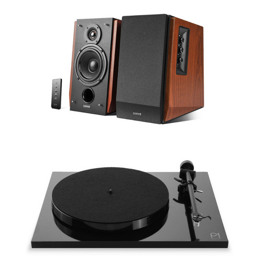 Rega Planar 1 & Edifier R1700BT + pre-amp  PACKAGE DEAL