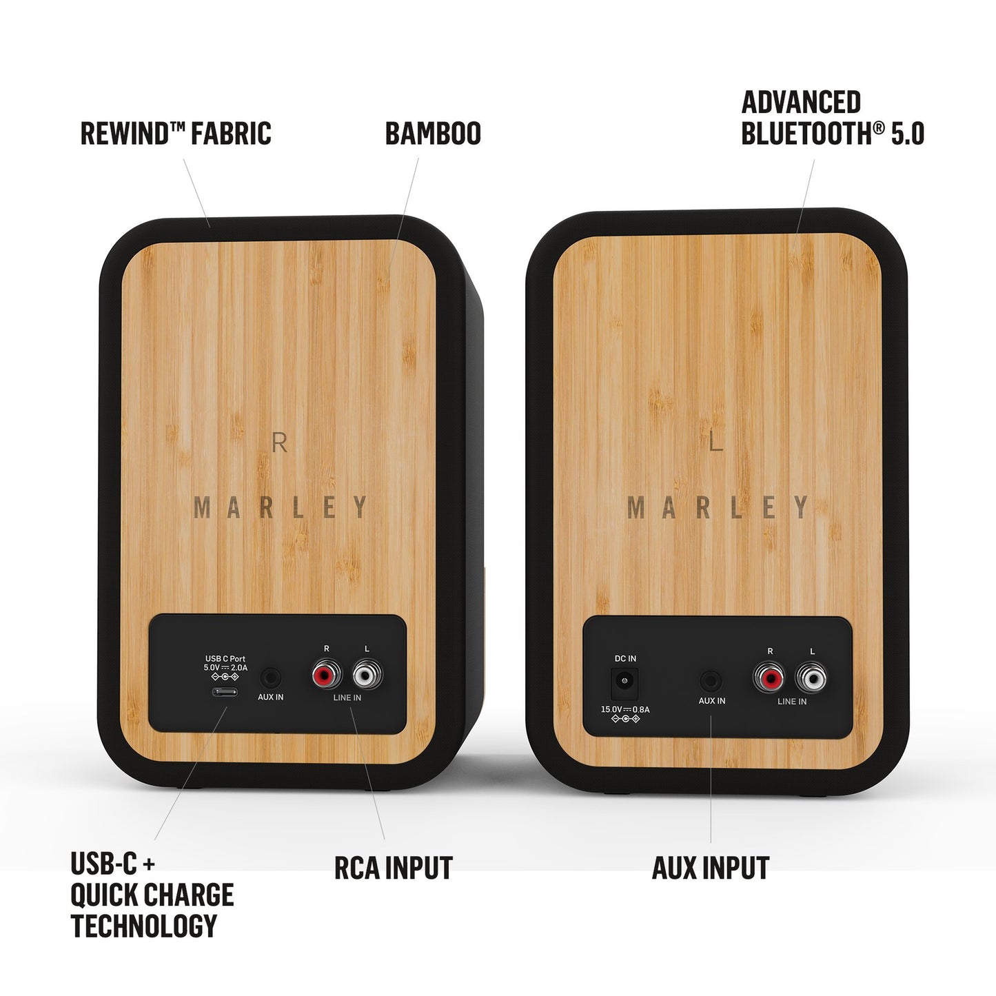 Marley Get Together Duo Bluetooth Wireless Speakers *FREE SHIPPING*