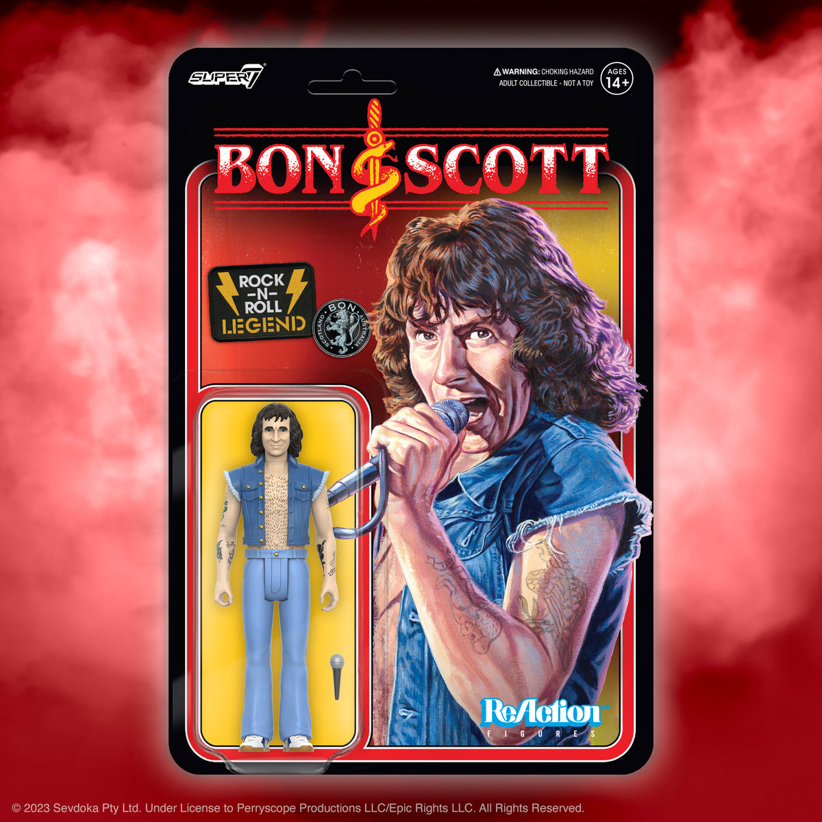 Bon Scott Reaction Figure