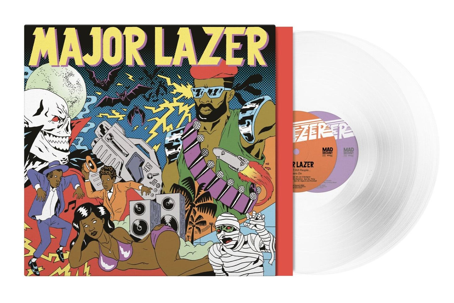 Major Lazer - Guns Don't Kill People... Lazers Do (15th Anniversary Double Crystal Clear Vinyl)