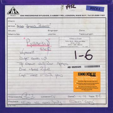 RSD 2025 Alan Parsons Project - Pyramid Works In Progress