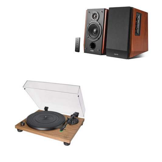 Audio-Technica LPW40WN and Edifier R1700BT Powered Speaker - Package Deal
