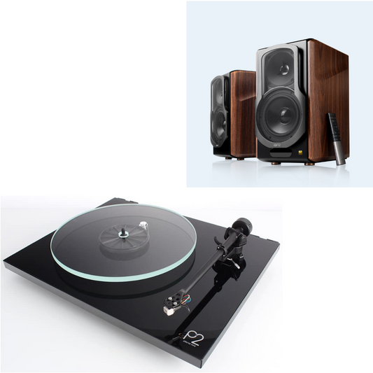 Rega Planar 2 / Edifier S2000MKIII Package Deal     includes spp200 pre-amp